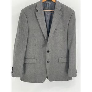 Lauren Ralph Lauren Blade Sports‎ Coat Men's Size 44 R Black White 2 Button